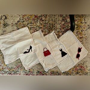 👛👠👗🕶️Embroidered Cotton Decorative Hand Kerchiefs🫶🏻